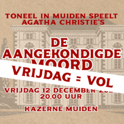 De Aangekondigde Moord (12 december | 20.00 uur)